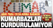Acıpayam’da kumar oynayan 40 kişiye 49 bin lira ceza