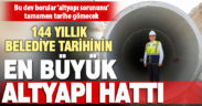 Büyükşehir, Denizli tarihinin en büyük altyapı hattını yapıyor