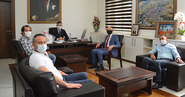 Özbaş’tan Kaymakam Taşkın’a ziyaret