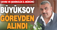 Denizli Çevre ve Şehircilik İl Müdürü Büyüksoy görevden alındı