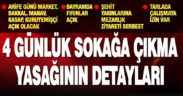 Denizli Valiliği’ne sokağa çıkma yasağının detaylarını belirten genelge ulaştı