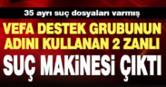 Kendilerini Vefa Destek Grubu görevlisi olarak tanıtan hırsızların 35 suça daha karıştıkları belirlendi