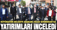 Başkan Zolan Serinhisar’da alt yapı ve doğalgaz çalışmalarını inceledi