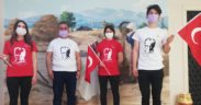 Çal Belediyesi’nden gençlere bayrak ve tişört