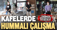Kafelerde açılış öncesi hummalı bir çalışma var