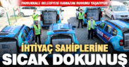 Pamukkale Belediyesi’nden gıda paketi desteği