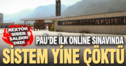 PAÜ’de online sınav esnasında site çöktü