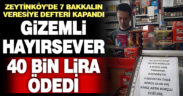 Gizemli hayırsever mahallelinin 40 bin liralık borcunu ödedi