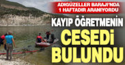 Kayıp emekli öğretmen Arif Çağlar’ın cesedi Adıgüzeller Barajı’nda bulundu