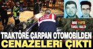 Otomobil park halindeki traktöre çarptı: 2 ölü