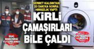 Cezaevinden izinli çıkıp hırsızlık yaptı, yakalanıp tekrar içeri girdi