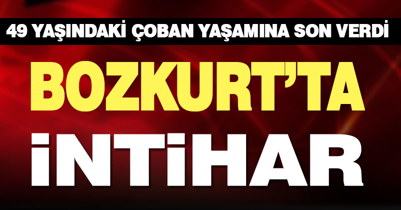 49 yaşındaki çoban yaşamına son verdi