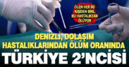 Denizli, dolaşım sistemine bağlı ölümlerin en çok yaşandığı ikinci şehir