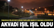 Akvadi Parkı aydınlatıldı