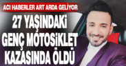 Sarayköy’de motosiklet kazası: 1 ölü