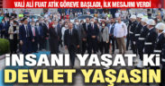 Vali Ali Fuat Atik törenle karşılandı, göreve başladı