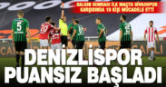 Denizlispor, 10 kişi kaldığı maçta DG Sivasspor’a tek golle boyun eğdi