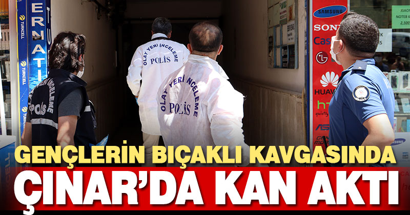 Denizli’nin göbeğinde bıçaklı kavga