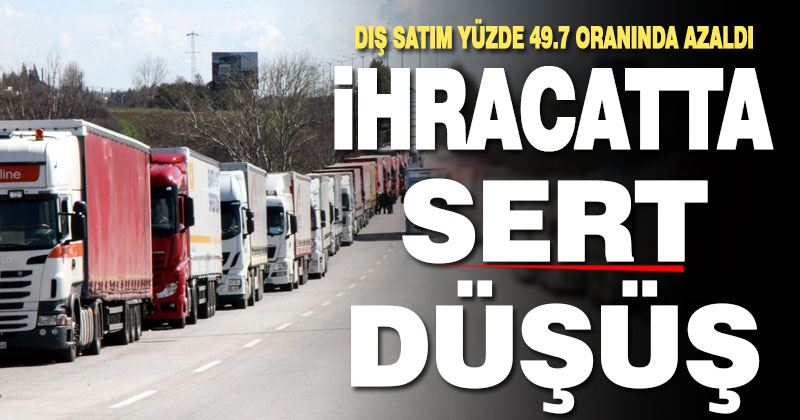 Denizli’nin ihracatında sert düşüş