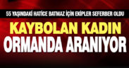 Güney’de ormanlık alanda kaybolan kadını arama çalışması başlatıldı