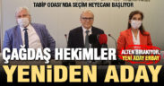 Çağdaş Hekimler Grubu Tabip Odası seçimlerinde yeniden aday