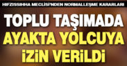 Hıfzıssıhha Meclisi’nden normalleşme kararları