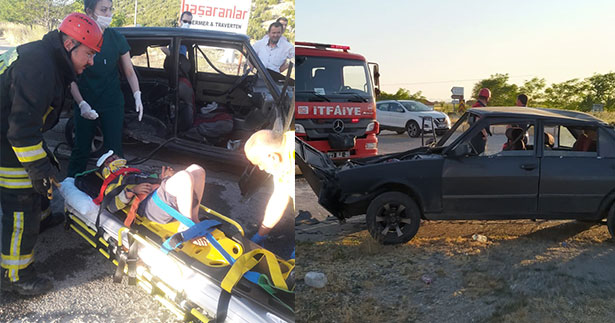 Tavas’ta kaza: 2’si çocuk 3 kişi yaralandı