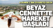 Pamukkale’yi 8 günde 2 bin kişi ziyaret etti