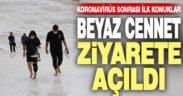 Koronavirüs sonrası beyaz cennet ziyarete açıldı