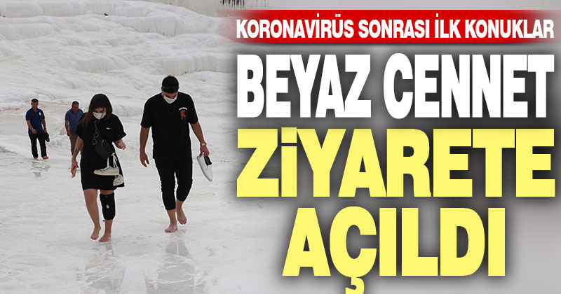 Koronavirüs sonrası beyaz cennet ziyarete açıldı