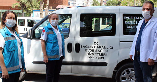 Sağlıkçılar korona sürecinde 5 bin 451 eve gitti