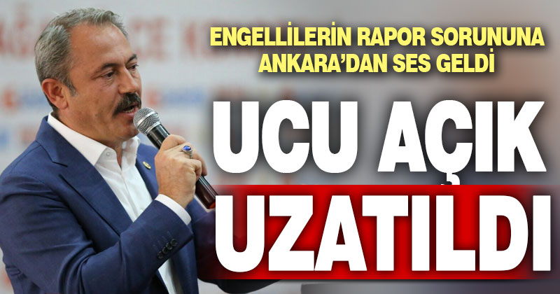 Engellilerin rapor yenilemesi ucu açık uzatıldı
