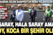 Altyapısı tamamlanan Sarayköy’de sıcak asfalt çalışmaları başladı