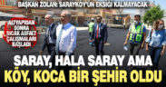 Altyapısı tamamlanan Sarayköy’de sıcak asfalt çalışmaları başladı