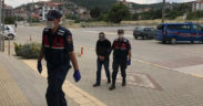 Serinhisar’da sis bombası ile yakalandı
