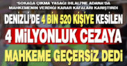 Korona cezaları ile ilgili mahkemeden ‘geçersiz’ kararı