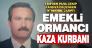 Otomobilin çarptığı emekli orman muhafaza memuru hayatını kaybetti