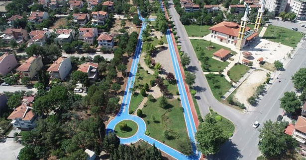 Yürüyüş yolları düzenleniyor