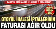 Denizli-Aydın otoyol ihalesinde verilen teklifler belli oldu