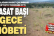Hasatlık ürünlerin çalınması çiftçiyi tedirgin etti, nöbet tutan var