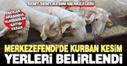 Merkezefendi’de kurbanlık satışı şartları ve kesim yerleri belirlendi