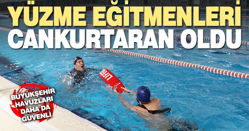 Yüzme eğitmenlerine cankurtaranlık sertifikası