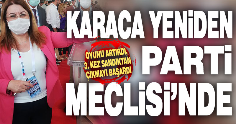 Gülizar Biçer Karaca 3. kez CHP Parti Meclisi’nde