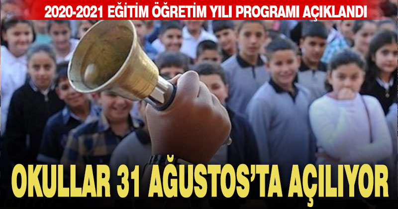 2020-2021 Eğitim Öğretim yılı programı açıklandı
