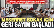 Meserret Sokak yarışmasına katılan 54 eser değerlendirmeye alındı