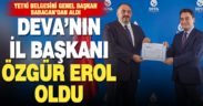 DEVA Partisi’nin il başkanı Özgür Erol oldu