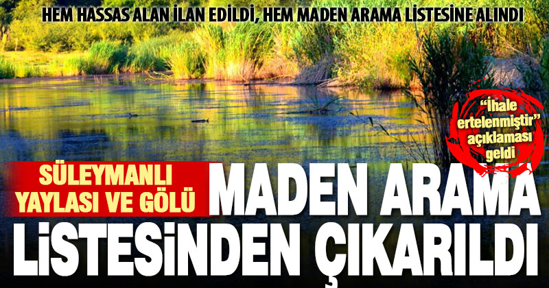 Denizli’de maden aranacak 12 saha içinden Buldan’daki sahanın ihalesi ertelendi