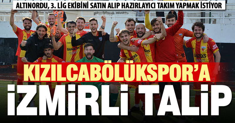 Altınordu, Kızılcabölükspor’u satın almak için görüşmelerini sürdürüyor