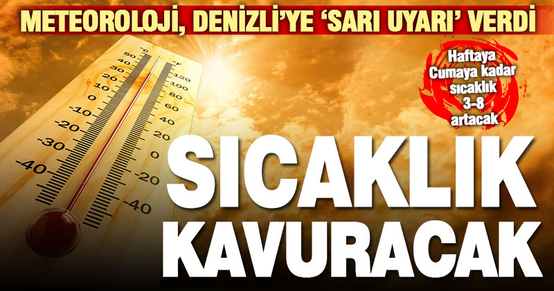 Sıcaklık artacak: Meteoroloji ‘sarı uyarı’ verdi