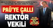 Çallı Prof.Dr. Ahmet Kutluhan PAÜ Rektör Vekili olarak atandı